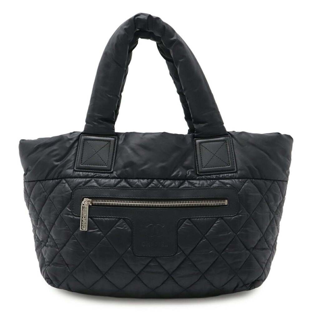 CHANEL Black Leather Tote Bag - Picture 2 of 10